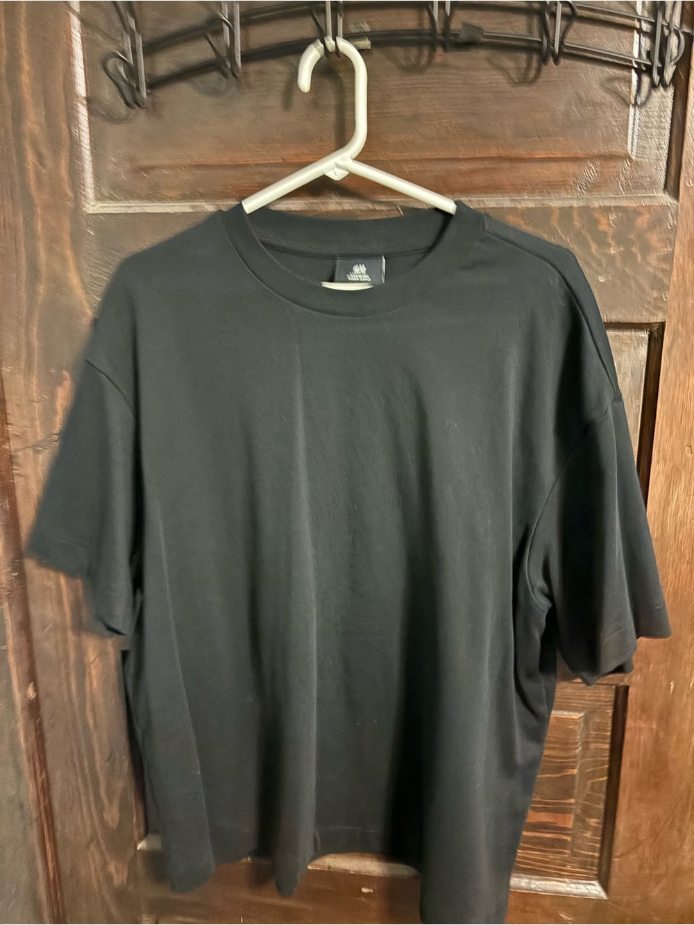 H&M Black Short-Sleeve Crewneck T-Shirt